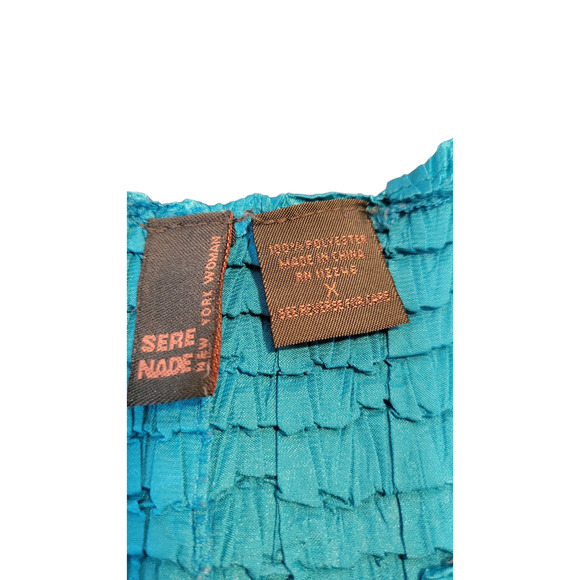 LOT OF 2 Serenade New York Woman Metallic Crepe Tank Top Sleeveless Top Size X - Picture 6 of 13